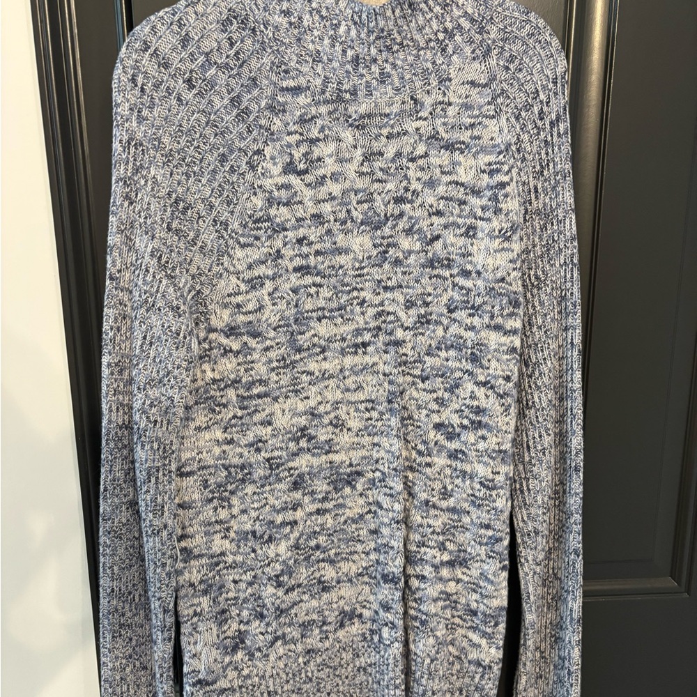 Women’s Blue and White Sweater